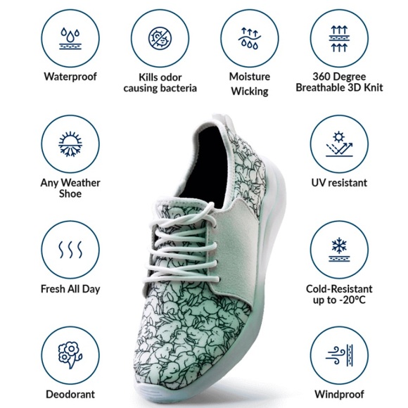 V-TEX waterproof running shoes and extra insoles - Picture 7 of 8